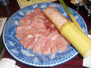 庄村水炊き鍋のお肉